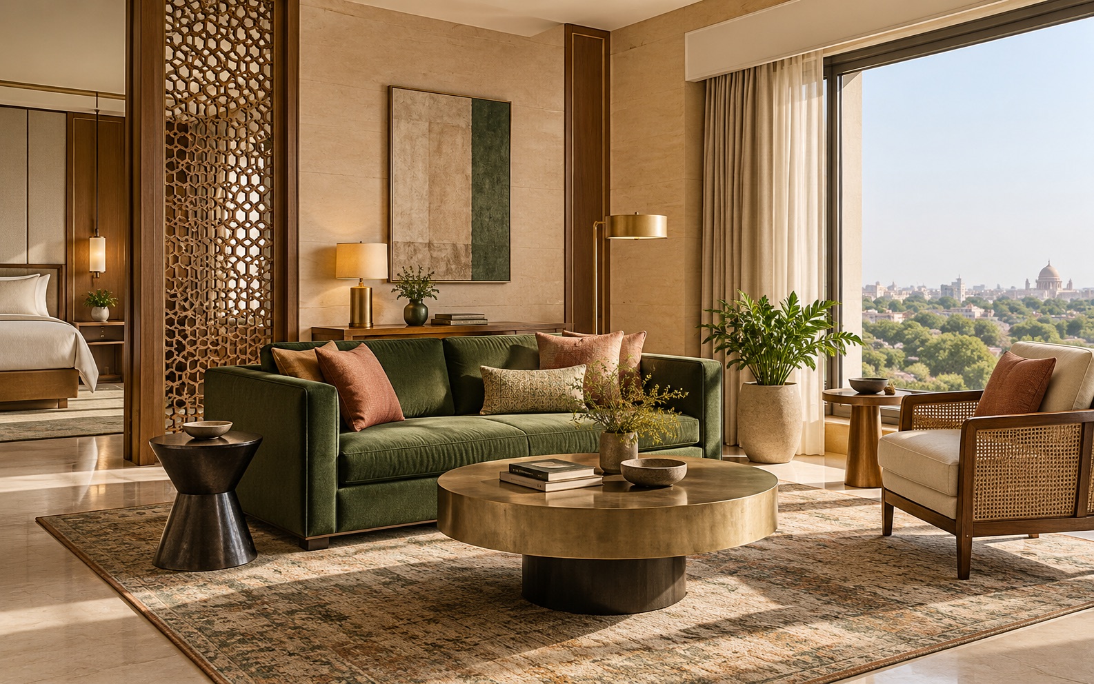 Warm contemporary interiors, shown as stay inspiration