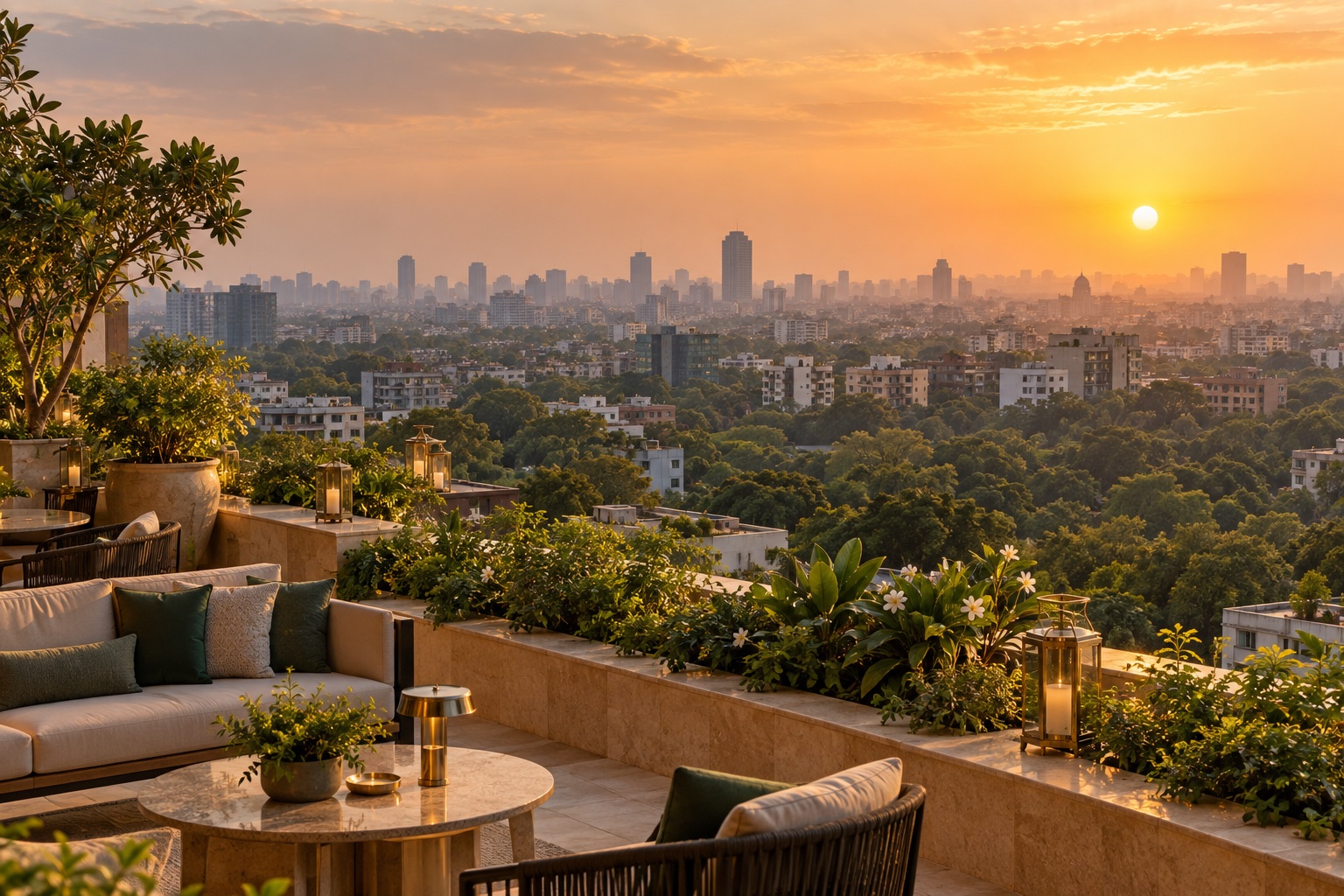 A view across the city, shown as destination inspiration